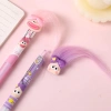 Bút gel đen hoạt hình bộ 4 cho sinh viên - Kiểu dễ thương, tóc búp bê, giá 32.000₫ 6