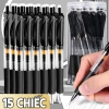 Bút Gel Học Sinh Dạng Bấm Nhỏ Gọn Ngòi 0.5mm Nhập Khẩu, Mực Đen Dung Lượng Lớn Viết Êm Tiết Kiệm - Giá 62,500 VND