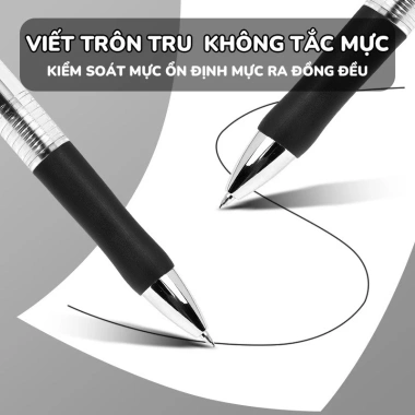 Bút Gel Học Sinh Dạng Bấm Nhỏ Gọn Ngòi 0.5mm Nhập Khẩu, Mực Đen Dung Lượng Lớn Viết Êm Tiết Kiệm - Giá 62,500 VND 4 Bút Gel Học Sinh Dạng Bấm Nhỏ Gọn Ngòi 0.5mm Nhập Khẩu, Mực Đen Dung Lượng Lớn Viết Êm Tiết Kiệm - Giá 62,500 VND 4