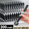 Bút Gel Học Sinh Dạng Bấm Nhỏ Gọn Ngòi 0.5mm Nhập Khẩu, Mực Đen Dung Lượng Lớn Viết Êm Tiết Kiệm - Giá 62,500 VND 8