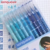 Bút gel Languo 207 màu Morandi - Tím, Muối biển, Xanh lam, Giá giảm chỉ 33.513₫ 4