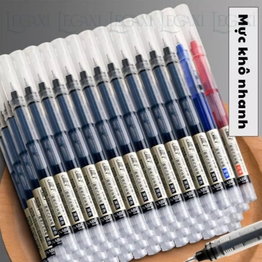 Bút Gel Legaxi 0.5mm 25 cây: Ngòi nhỏ gọn, viết mượt, mực xanh đỏ đen, giá ưu đãi 21.000 VND
