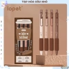 Bút gel Lopet Coffee Soft Bread mực đen - Nâu cafe, giảm còn 25.000đ, bền màu, mượt