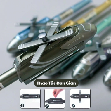 Bút Gel Máy Bay Trực Thăng 0.5/0.38mm - Nhiều Màu, Thay Lõi Dễ, Giá 31.000 VND 6