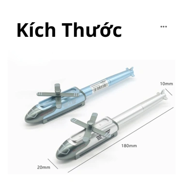 Bút Gel Máy Bay Trực Thăng 0.5/0.38mm - Nhiều Màu, Thay Lõi Dễ, Giá 31.000 VND 9