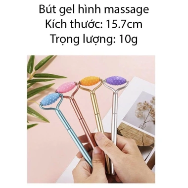Bút gel mini hình lăn massage – Viết siêu êm, trang trí bàn học 2.025 chỉ 12.222 VND 5