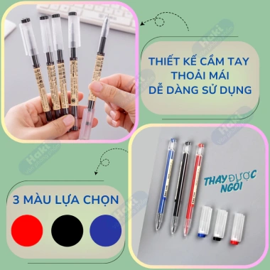 Bút gel Muji và HAKI B50, mực nước 0.5 và 0.35mm, đa màu dễ thương, giảm giá 35.000₫ 3 Bút gel Muji và HAKI B50, mực nước 0.5 và 0.35mm, đa màu dễ thương, giảm giá 35.000₫ 3