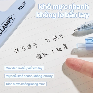 Bút gel M.Y mực đen 0.5mm pastel Set 5 chiếc Thiết kế thời trang nhanh khô giá 39.000₫