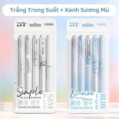 Bút gel M.Y mực đen 0.5mm pastel Set 5 chiếc Thiết kế thời trang nhanh khô giá 39.000₫ 9 Bút gel M.Y mực đen 0.5mm pastel Set 5 chiếc Thiết kế thời trang nhanh khô giá 39.000₫ 9