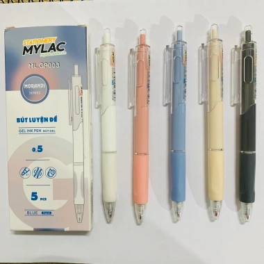 Bút gel Mylac 0.5mm ngòi mực đều – Giá 41.500đ, lý tưởng cho học sinh luyện đề 2 Bút gel Mylac 0.5mm ngòi mực đều – Giá 41.500đ, lý tưởng cho học sinh luyện đề 2