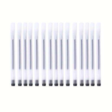 Bút gel nắp cài mực đen xanh đỏ 0.5mm, thay ngòi, vỏ nhám, viết khô nhanh, êm - chỉ 23.500₫