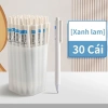 Bút gel nắp nhấn 30 cây - mực đen xanh đỏ, viết mượt không đứt, chỉ 14.000 VND 7
