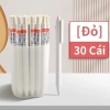Bút gel nắp nhấn 30 cây - mực đen xanh đỏ, viết mượt không đứt, chỉ 14.000 VND 8