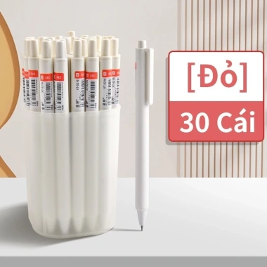 Bút gel nắp nhấn 30 cây - mực đen xanh đỏ, viết mượt không đứt, chỉ 14.000 VND 8 Bút gel nắp nhấn 30 cây - mực đen xanh đỏ, viết mượt không đứt, chỉ 14.000 VND 8