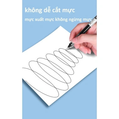 Bút gel ngòi 0.5mm mực đều, nét chữ đẹp, viết trơn, sức chứa lớn - 33.000₫