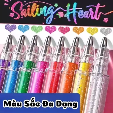 Bút Gel Nhũ Highlight 0.1mm - Nhiều màu, viết êm không lem, hiệu lấp lánh, 59.000₫ 2 Bút Gel Nhũ Highlight 0.1mm - Nhiều màu, viết êm không lem, hiệu lấp lánh, 59.000₫ 2