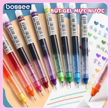 Bút Gel Nước 15 Màu 0.5mm - Viết Calligraphy, Trang Trí Sổ, Giá ưu đãi 30.000đ
