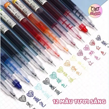Bút Gel Nước 15 Màu 0.5mm - Viết Calligraphy, Trang Trí Sổ, Giá ưu đãi 30.000đ 4 Bút Gel Nước 15 Màu 0.5mm - Viết Calligraphy, Trang Trí Sổ, Giá ưu đãi 30.000đ 4