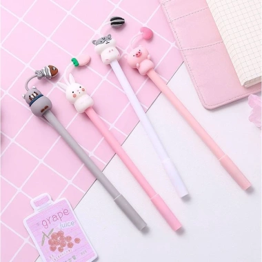 Bút Gel Nước Đen Con Vật Kute H74 - Nhiều Màu, Giá Ưu Đãi 7.000₫