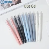 Bút gel QPENZ bi bấm mực nước ngòi 0.5mm pastel Siêu sinh nét mượt không gai tay