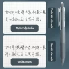 Bút gel QPENZ bi bấm mực nước ngòi 0.5mm pastel Siêu sinh nét mượt không gai tay 2