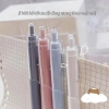 Bút gel QPENZ bi bấm mực nước ngòi 0.5mm pastel Siêu sinh nét mượt không gai tay 7