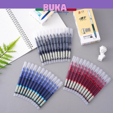 Bút Gel Snowhite ống lớn ngòi kim 0.5mm - Viết êm, khô nhanh, không thay ngòi, chỉ 29.300₫