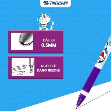 Bút Gel Thiên Long Doraemon GEL-012/DO chính hãng ngòi 0.5mm - Giá 28.000 giảm