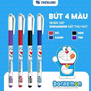 Bút Gel Thiên Long Doraemon GEL-012/DO chính hãng ngòi 0.5mm - Giá 28.000 giảm