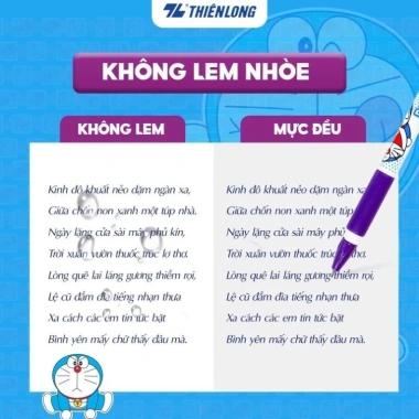 Bút Gel Thiên Long Doraemon GEL-012/DO chính hãng ngòi 0.5mm - Giá 28.000 giảm