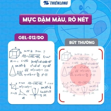 Bút Gel Thiên Long Doraemon GEL-012/DO chính hãng ngòi 0.5mm - Giá 28.000 giảm