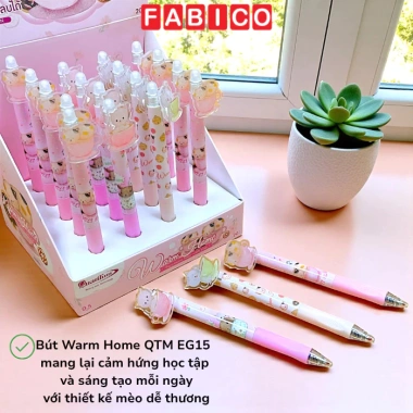 Bút Gel Warm Home QuanTum EG15 - Viết Êm, Xóa Sạch, Màu Pastel Xinh, Giá 23.760₫