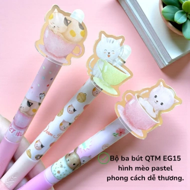 Bút Gel Warm Home QuanTum EG15 - Viết Êm, Xóa Sạch, Màu Pastel Xinh, Giá 23.760₫