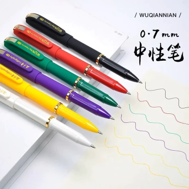 Bút gel WQN nhiều màu ngòi 0.7mm - Dung tích mực lớn, luyện viết tiếng Trung, giảm giá 15.000đ