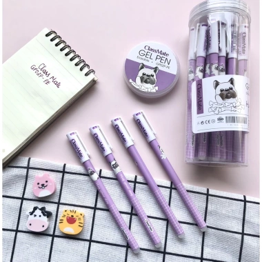 Bút gel xóa được Classmate GP02PE cún con vui vẻ - Xanh/Đen/Tím, giá chỉ 24.480₫ 3