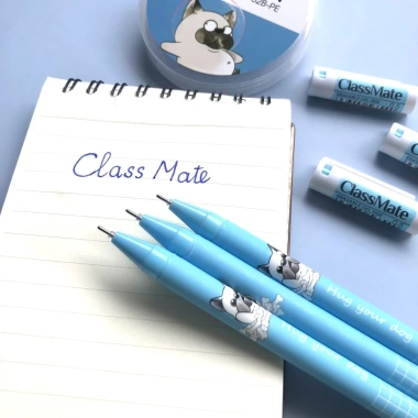 Bút gel xóa được Classmate GP02PE cún con vui vẻ - Xanh/Đen/Tím, giá chỉ 24.480₫ 7