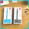 Bút gel xóa được Deli 0.5mm nắp đậy, mực xanh-đen, ruột thay, mã SA108, giá 54.000 VND 2