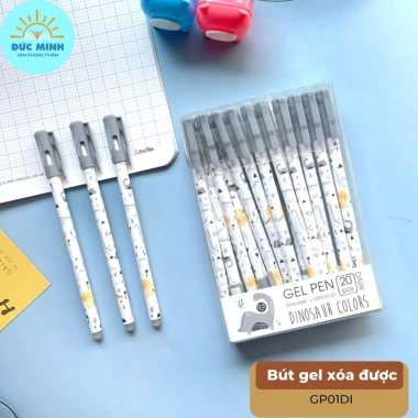 Bút gel xóa được GP01DI Dinosaur Classmate ngòi 0.5mm - 20 chiếc Diệp Lạc, 28.800 VND 6