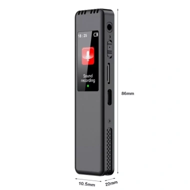 Bút ghi âm kỹ thuật số BACKSTREET MP3 1.536Kbps - Giảm tiếng ồn HD, hỗ trợ thẻ 128GB, phù hợp giáo dục 2