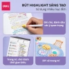 Bút Highlight 2 đầu 8 màu Pastel Deli - Nhớ dòng, tiện lợi cho học sinh, 53.000đ 3