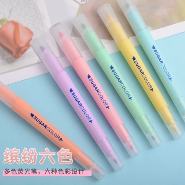 Bút highlight 2 đầu dạ quang 10 cây - Nhiều màu cute, nhớ dòng B8 - Giá 30.000đ 3 Bút highlight 2 đầu dạ quang 10 cây - Nhiều màu cute, nhớ dòng B8 - Giá 30.000đ 3
