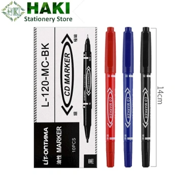 Bút highlight 2 đầu HAKI B44 - Anime, trang trí bullet journal, chỉ 12.000đ 2