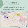 Bút highlight 2 đầu SEREIN DIY con dấu pastel - Nhiều màu Hàn Quốc, giá 9.500₫ 6