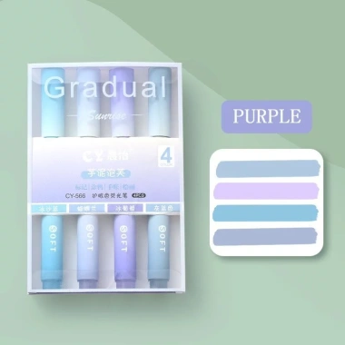 Bút Highlight 4 màu Ngòi Mềm - Set Bút Đánh Dấu, Bút Nhớ Tròn Giá Ưu đãi 22.908₫ 8