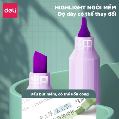 Bút Highlight 6 Màu Cute Pastel Macaron - Set 6 Chiếc Đánh Dấu Nhớ Dòng Giá 59k 3