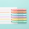 Bút Highlight 6 Màu Macaron Pastel - Dung Lượng Lớn, Dạ Quang Học Sinh và Họa Sĩ, Giá 26k 5