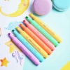 Bút Highlight 6 Màu Macaron Pastel - Dung Lượng Lớn, Dạ Quang Học Sinh và Họa Sĩ, Giá 26k 7