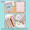 Bút highlight chân mèo pastel set 6 - Thiết kế hình mèo tròn, giá ưu đãi 35.000đ 5