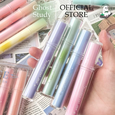 Bút highlight dạ quang Ghost Study - Nhiều màu, đánh dấu nhanh, giá 23.000 VND 2