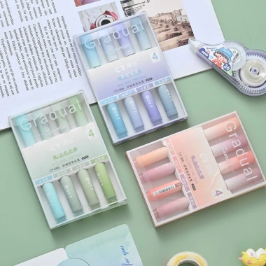 Bút highlight dạ quang Gradual 4 màu - Đánh dấu nhớ, ghi chú, văn phòng phẩm E1.723, chỉ 17.800đ 3 Bút highlight dạ quang Gradual 4 màu - Đánh dấu nhớ, ghi chú, văn phòng phẩm E1.723, chỉ 17.800đ 3